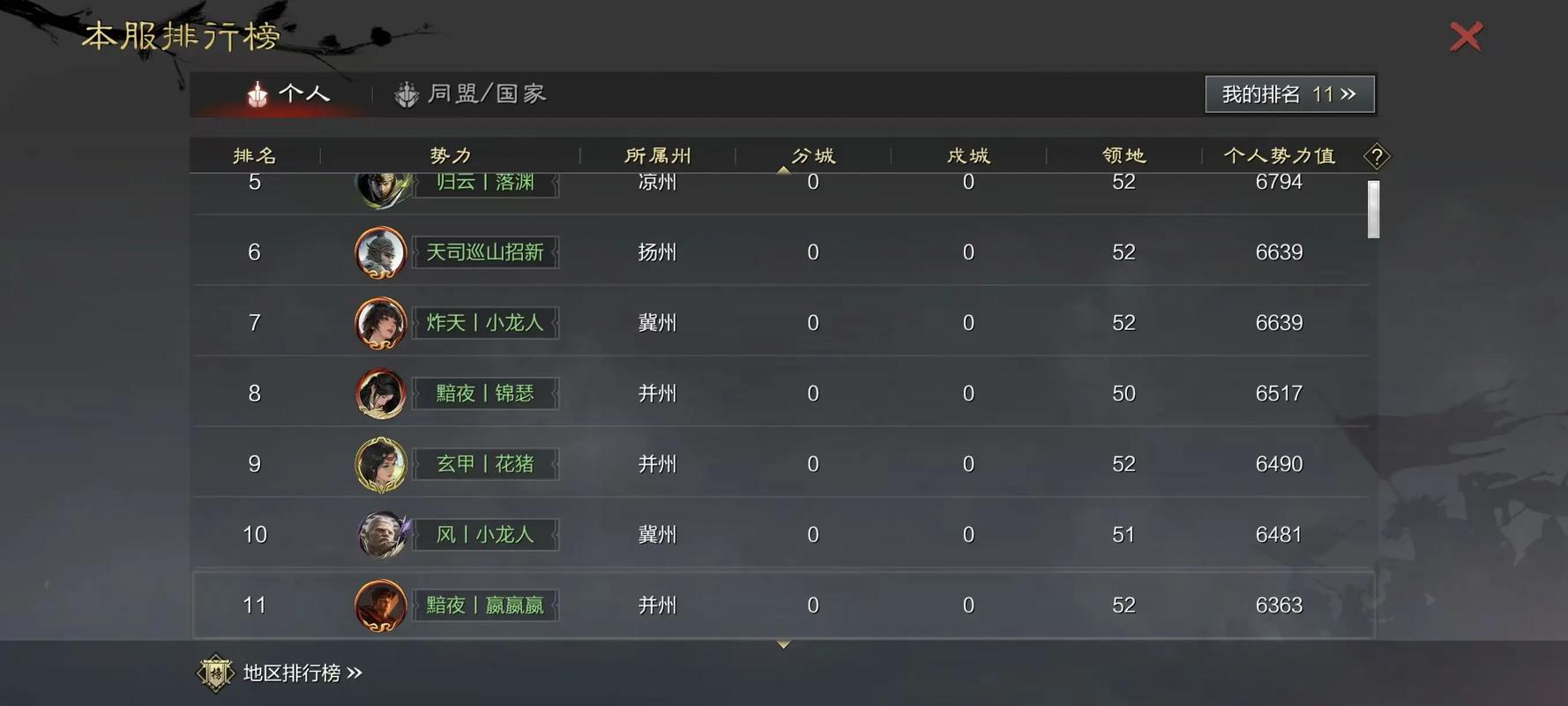 率土之滨老区与新区平民生存环境对比