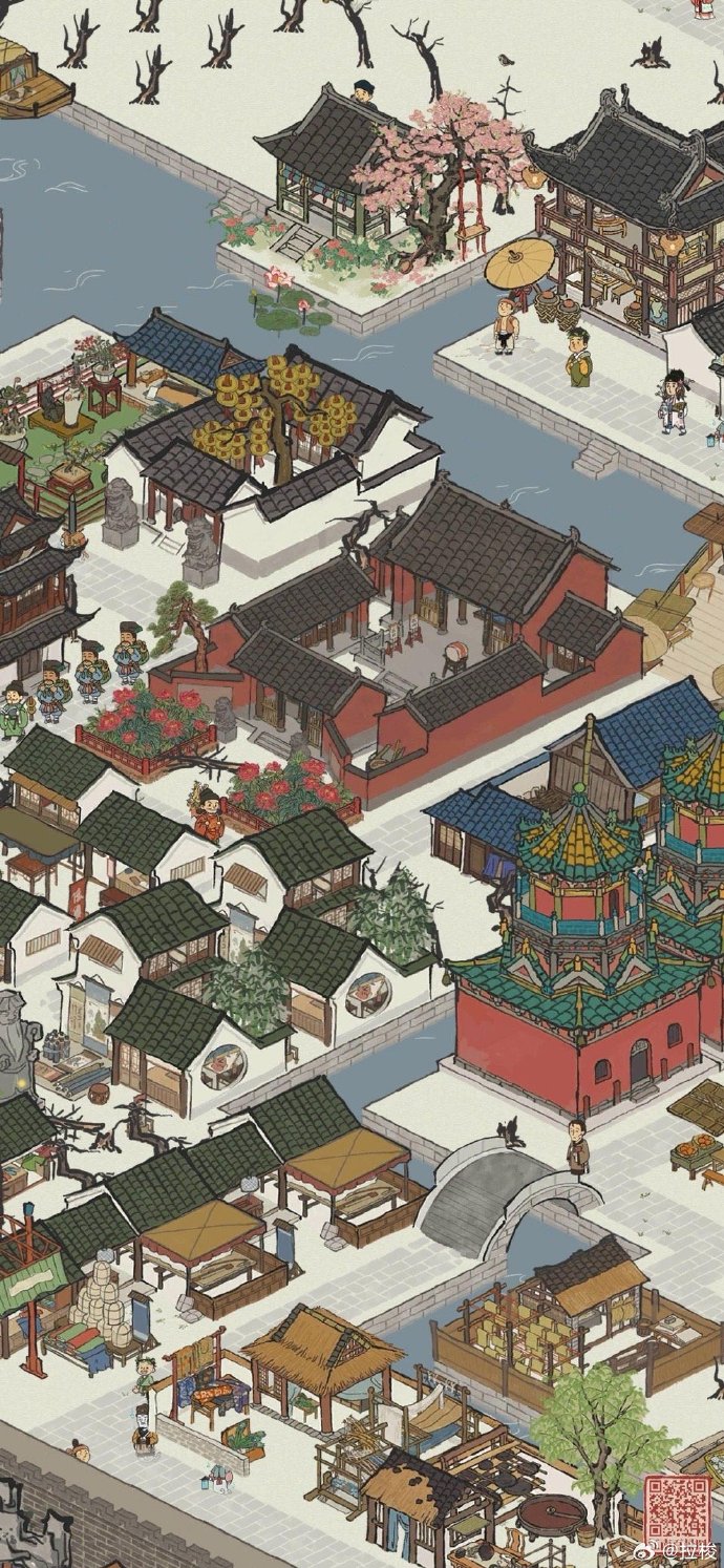 江南百景图游戏内公告入口画面