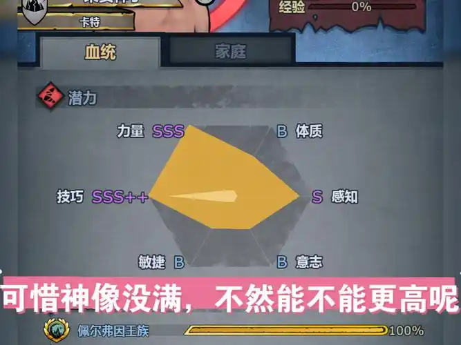 诸神皇冠切职业与血统提纯界面